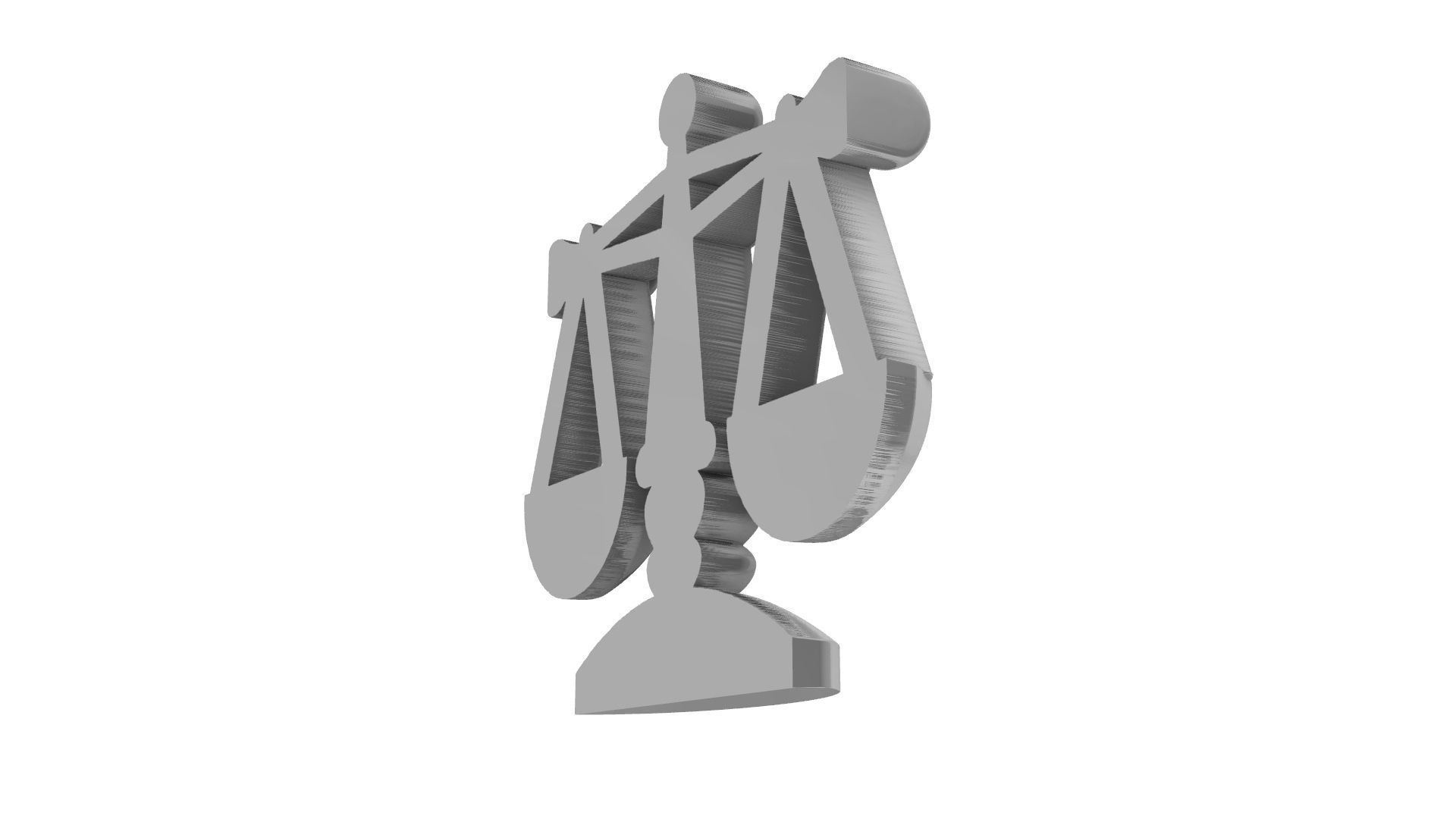 Balance Scale Of Justice 3D print model_6