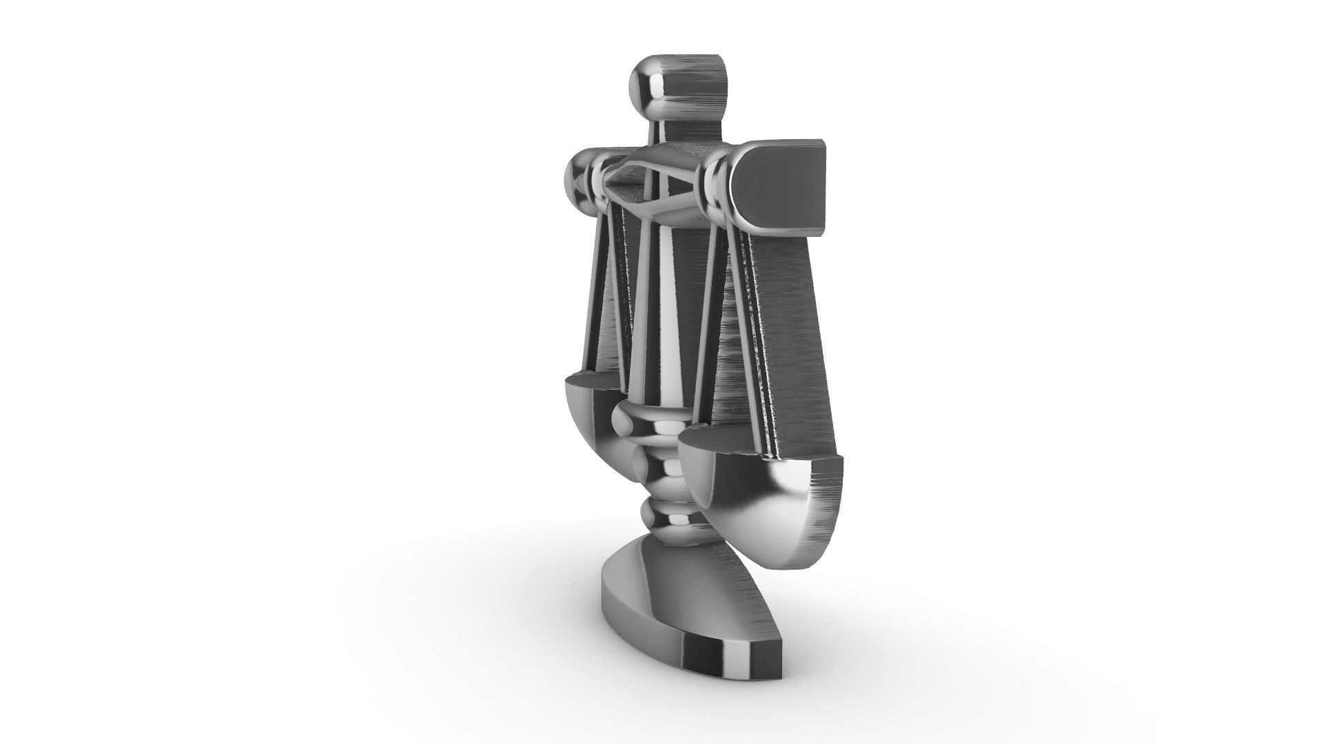 Balance Scale Of Justice 3D print model_8