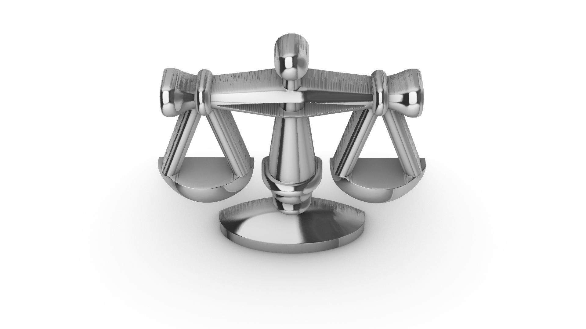 Balance Scale Of Justice 3D print model_13