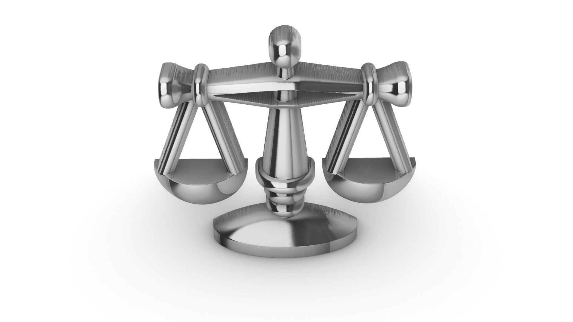 Balance Scale Of Justice 3D print model_10