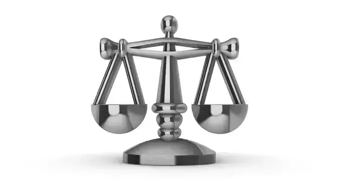 Balance Scale Of Justice 3D print model