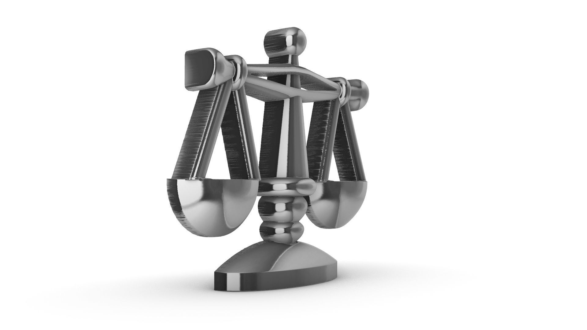 Balance Scale Of Justice 3D print model_2
