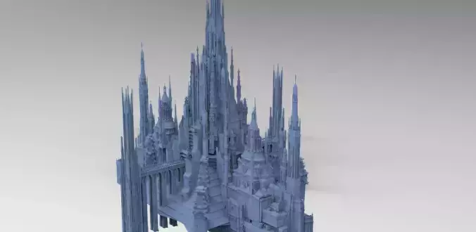 Advanced Civilization Tower Design 3D