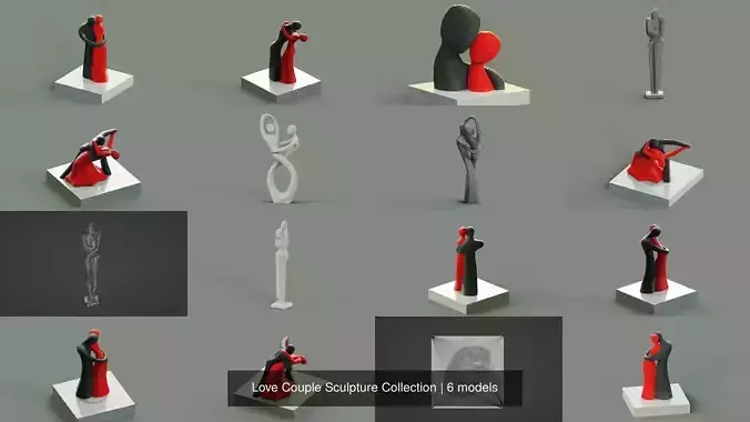 Love Couple Sculpture Collection
