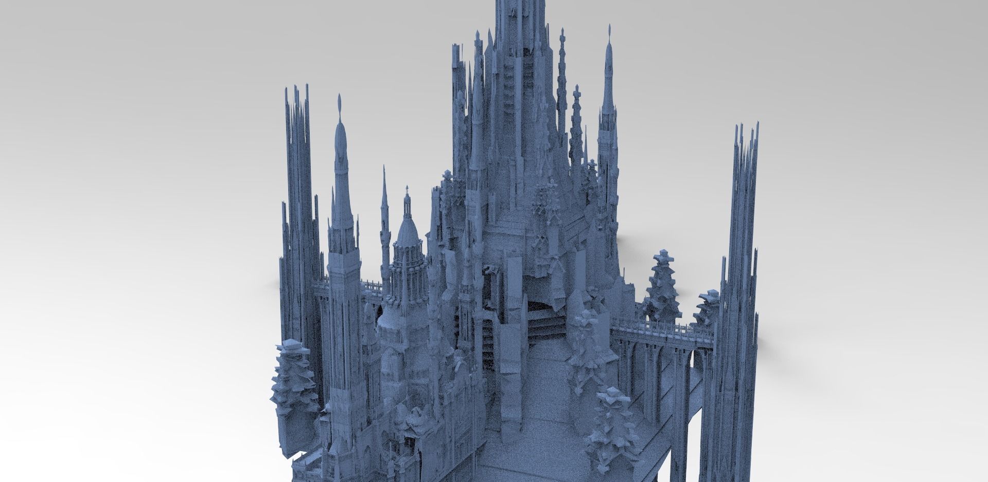 Advanced Civilization Tower Design 2 3D model_2