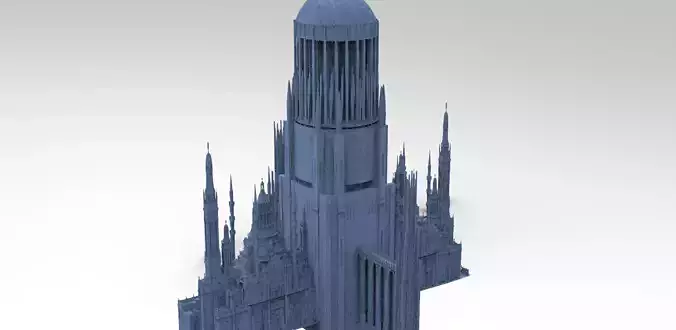 Advanced Civilization Tower Design 3  3D model