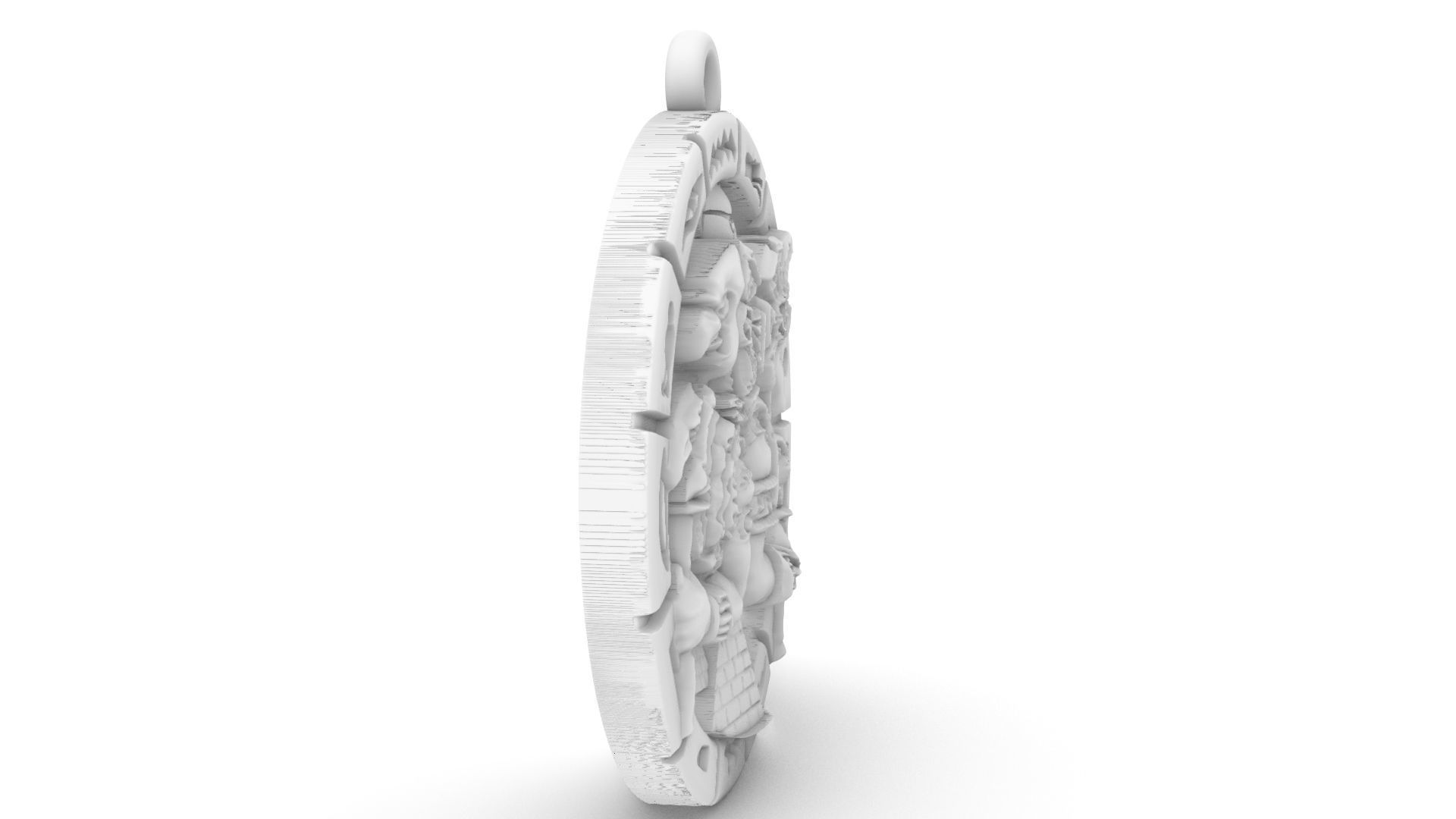 Anubis Pendant  3D print model_4