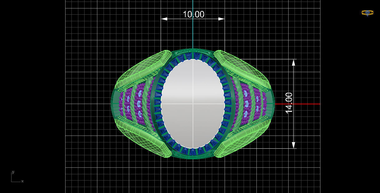 NEO MAN RING MODEL32 3D print model_3