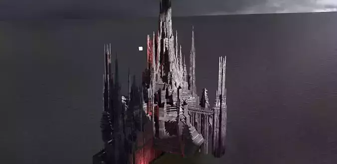 Mordor Fantasy Style Towers 5  3D model