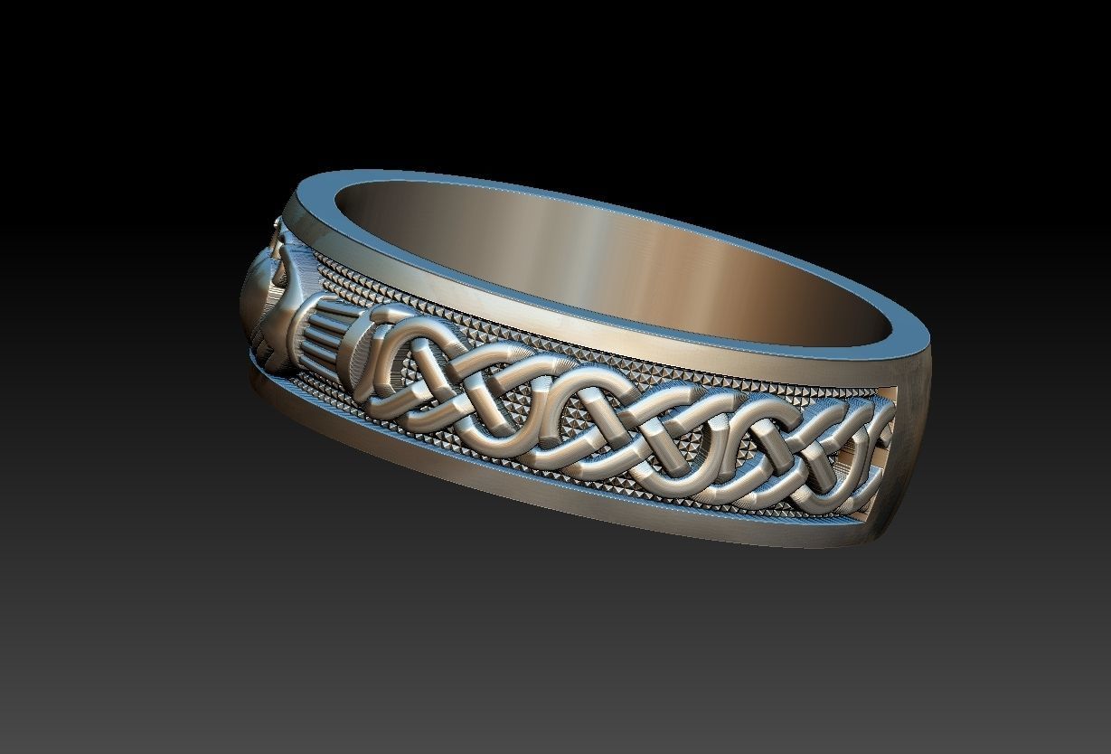 Claddagh Celtic 3D print model_6