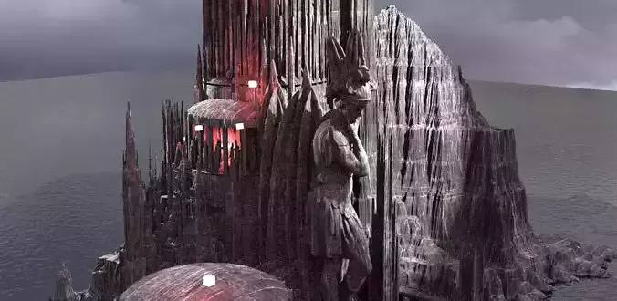 Middle Earth Architecture Dark Fantasy