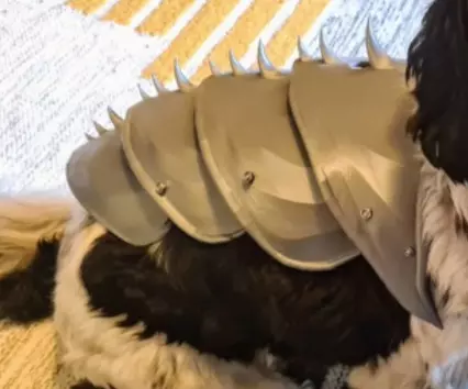 WAREABLE DOG ARMOR 3D print model