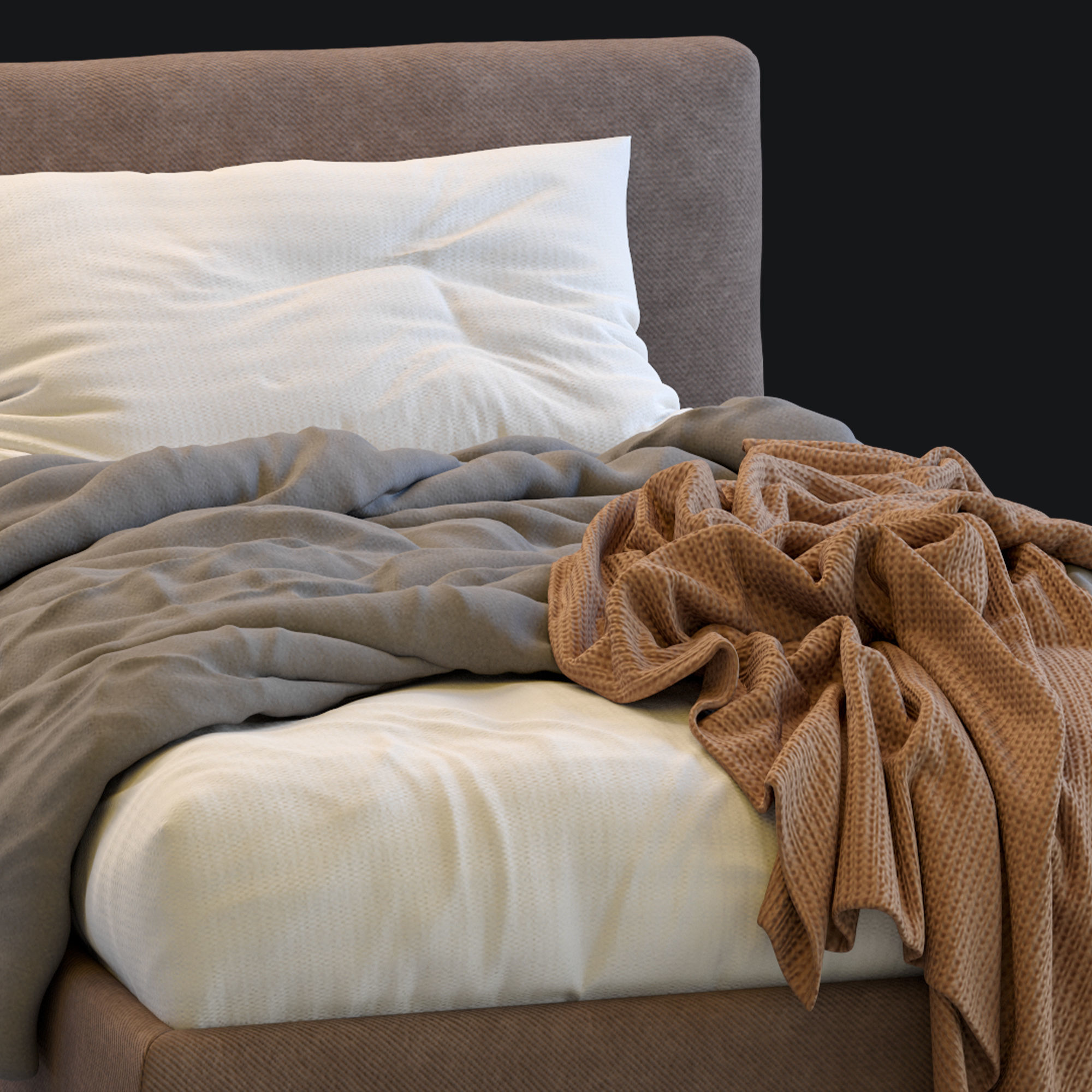 Single Bed Max By Twils 3D model_23