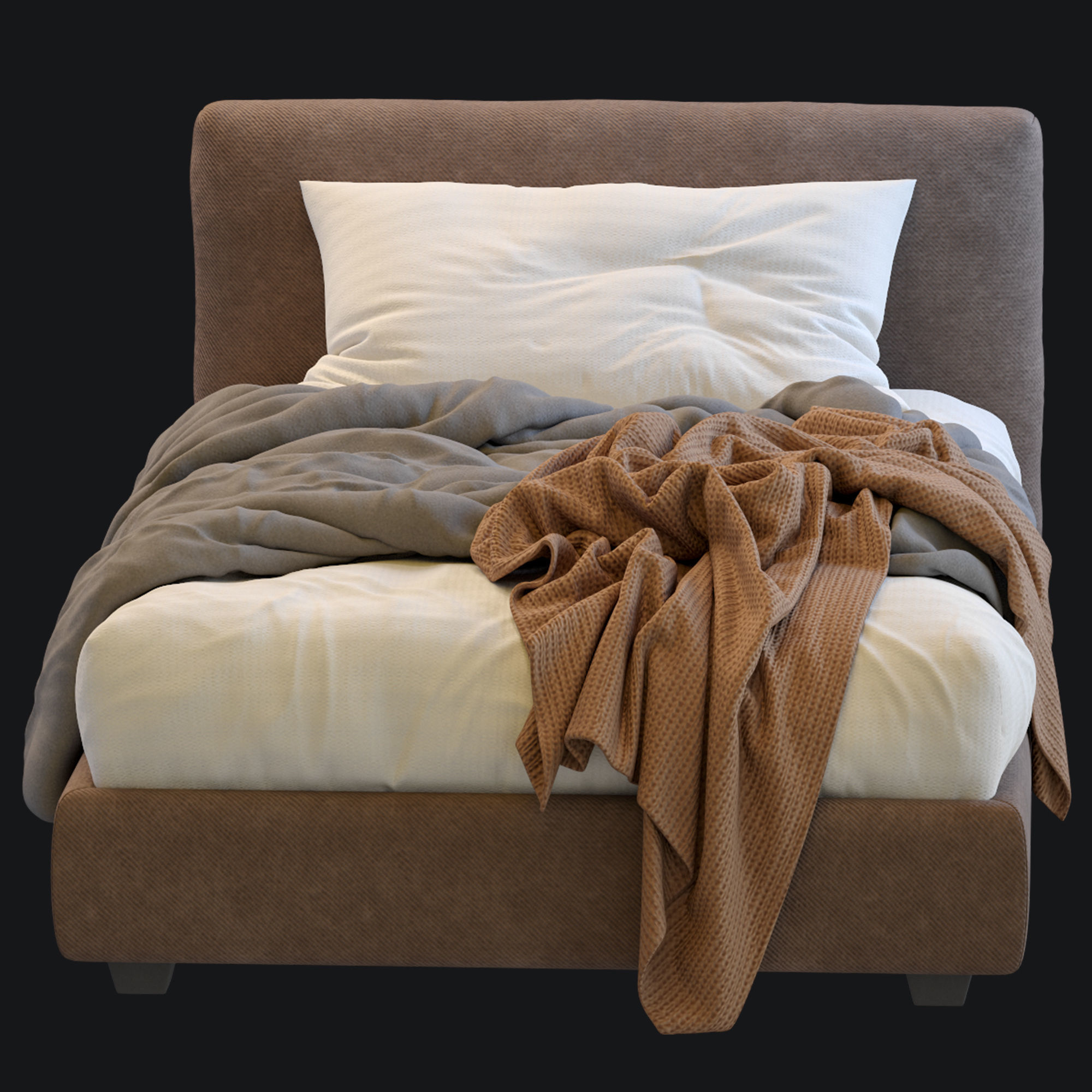 Single Bed Max By Twils 3D model_18