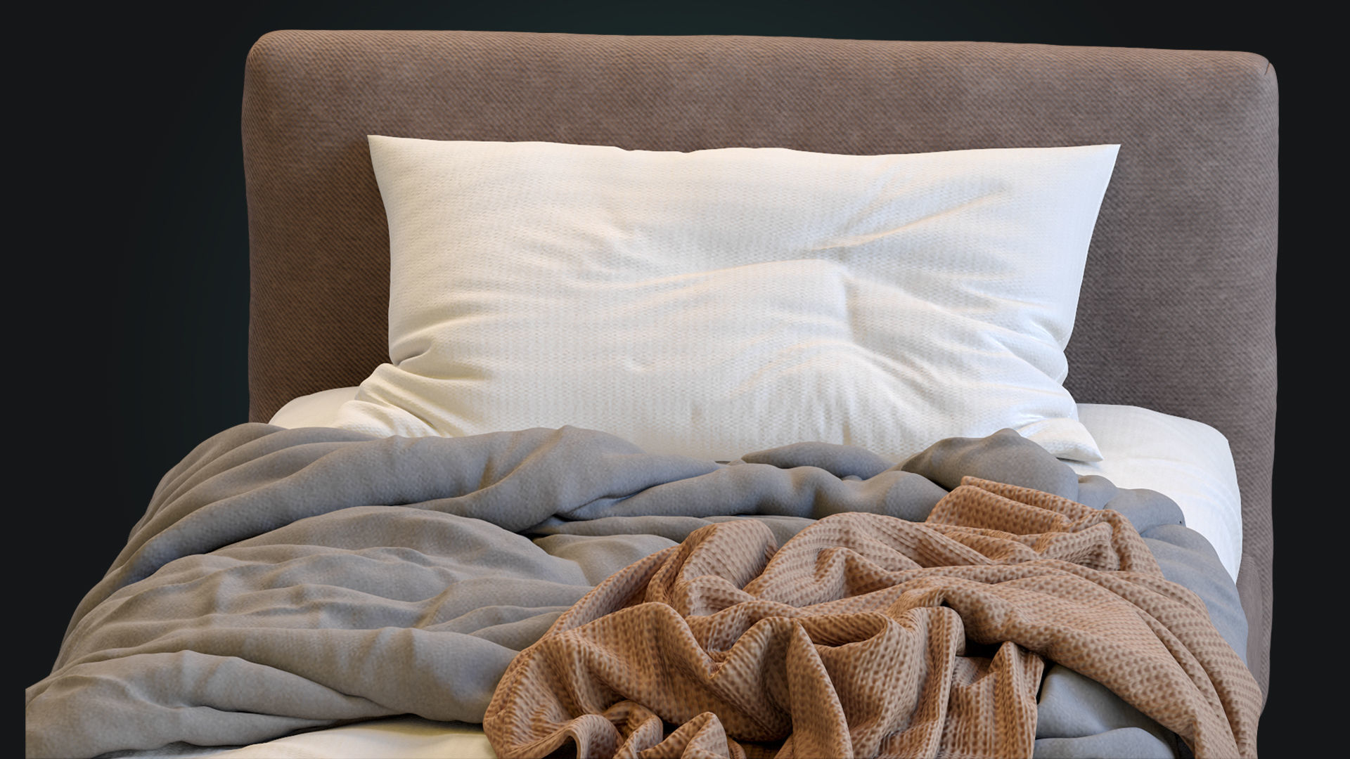 Single Bed Max By Twils 3D model_2