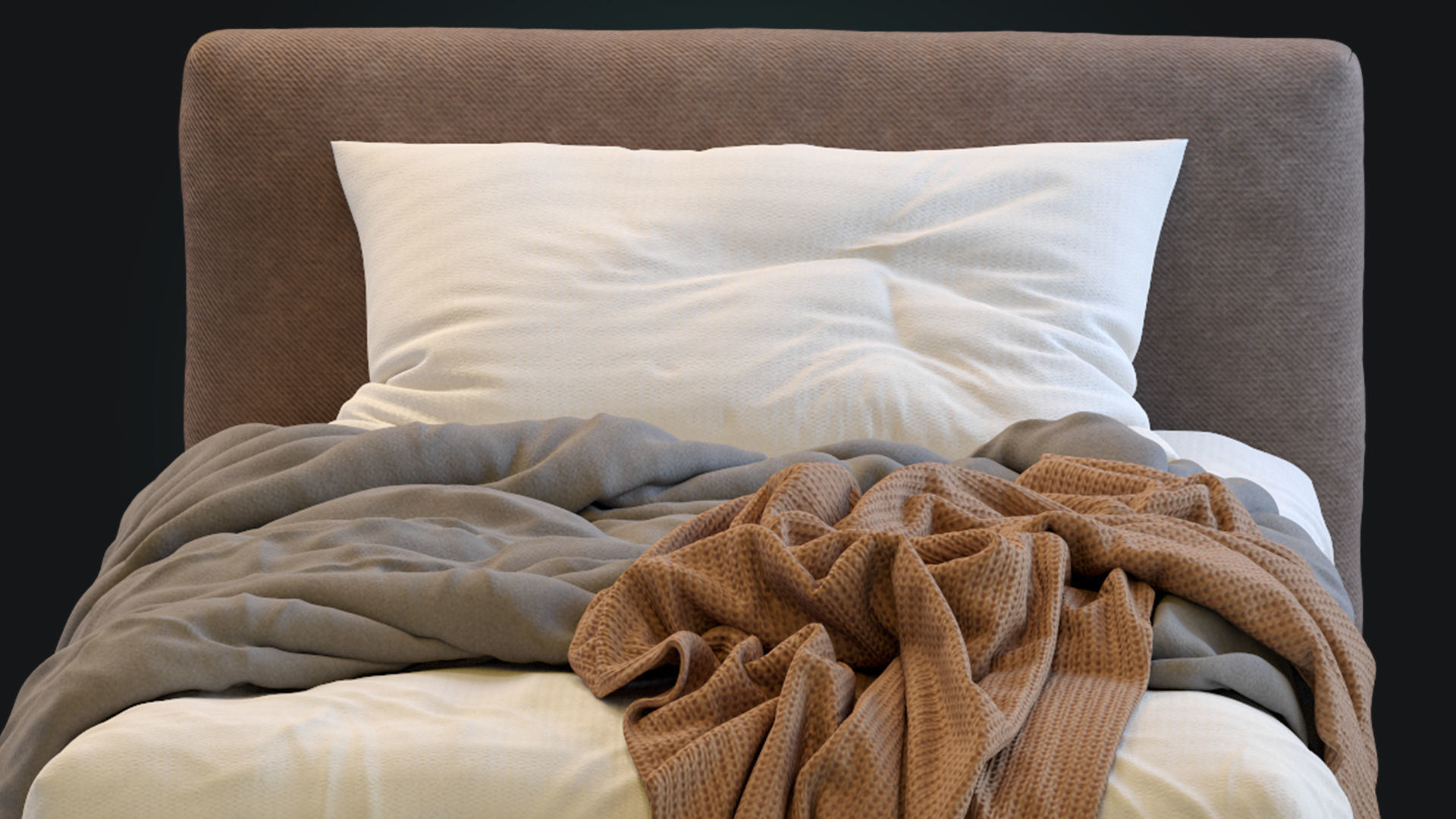 Single Bed Max By Twils 3D model_12