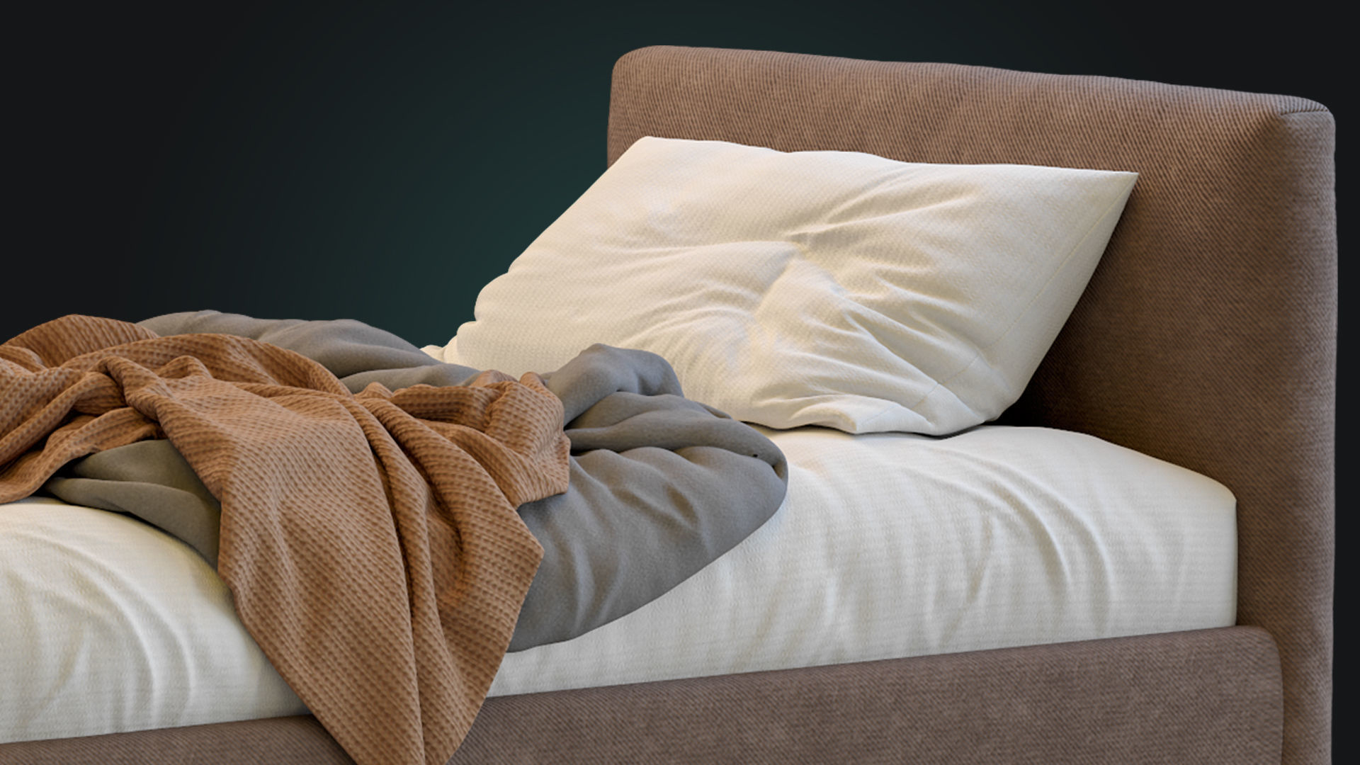 Single Bed Max By Twils 3D model_15