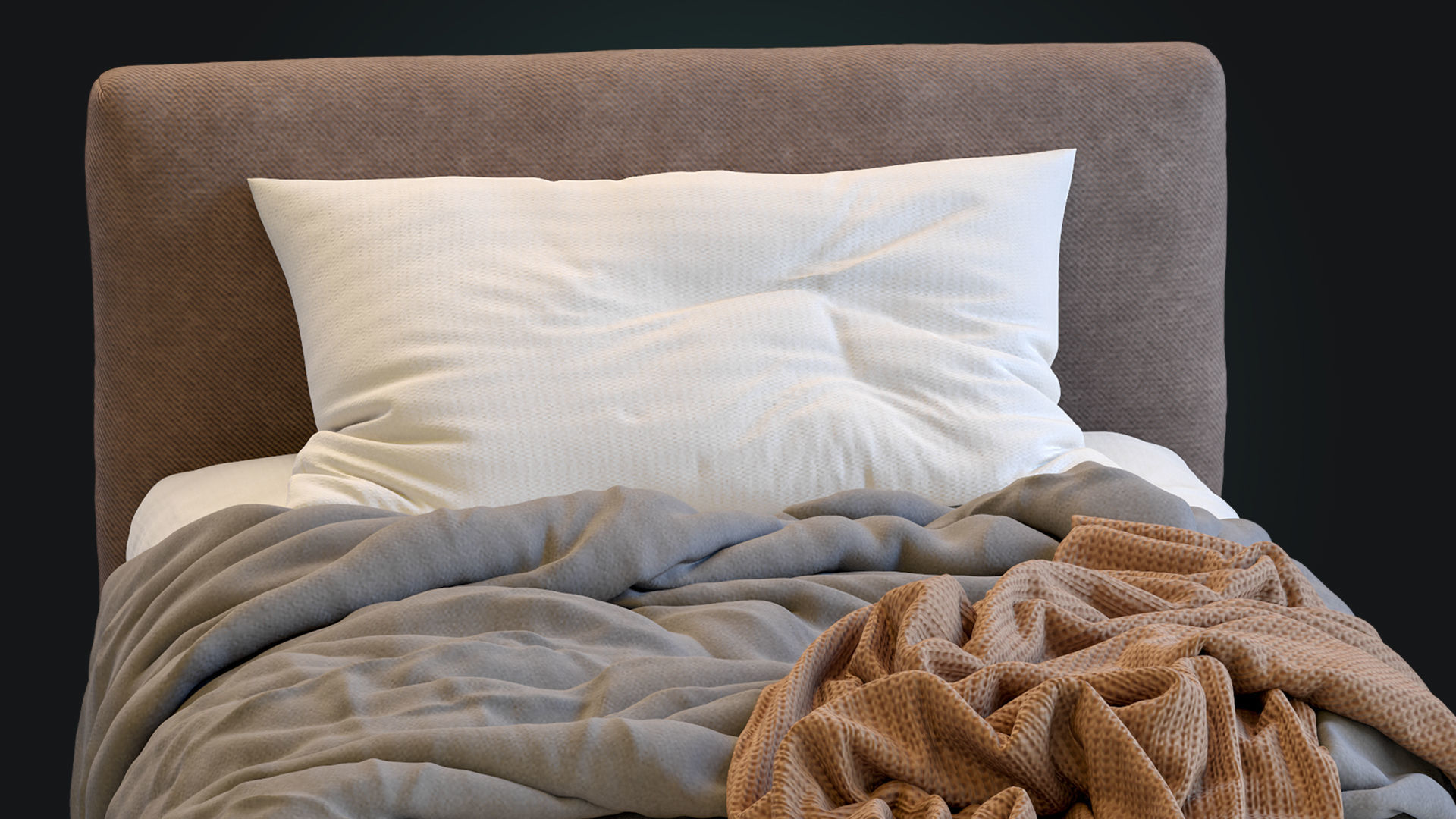 Single Bed Max By Twils 3D model_14