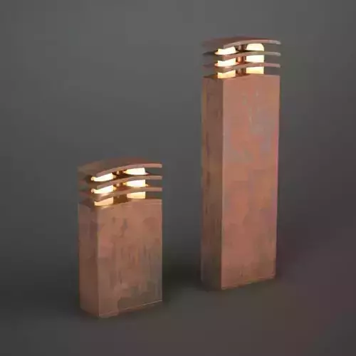 Modern Lamp In Wooden