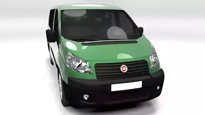 FIAT SCUDO L 2008 LOWPOLY