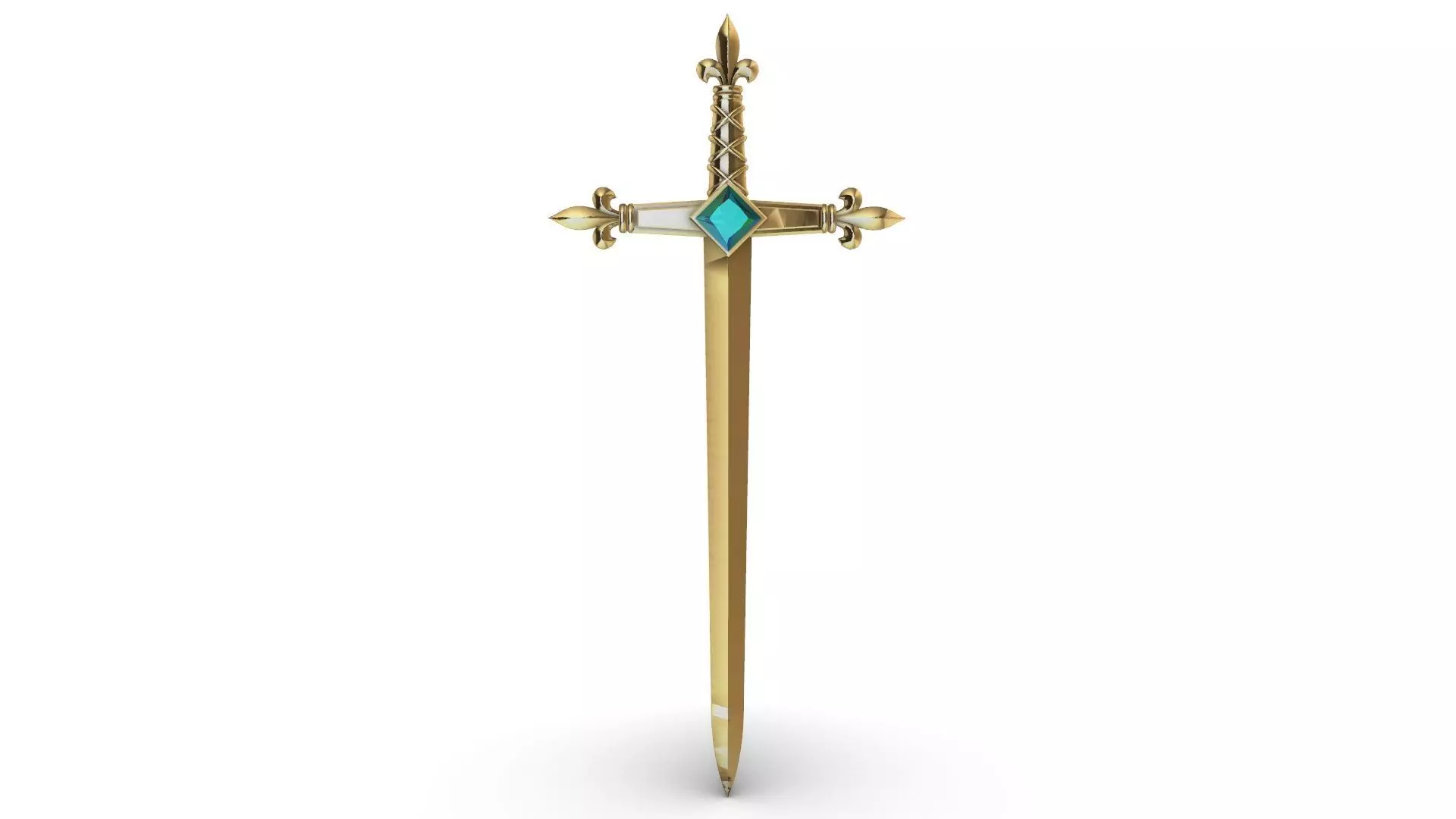 Heraldic Sword Letter Opener Arautos 3D print model_0