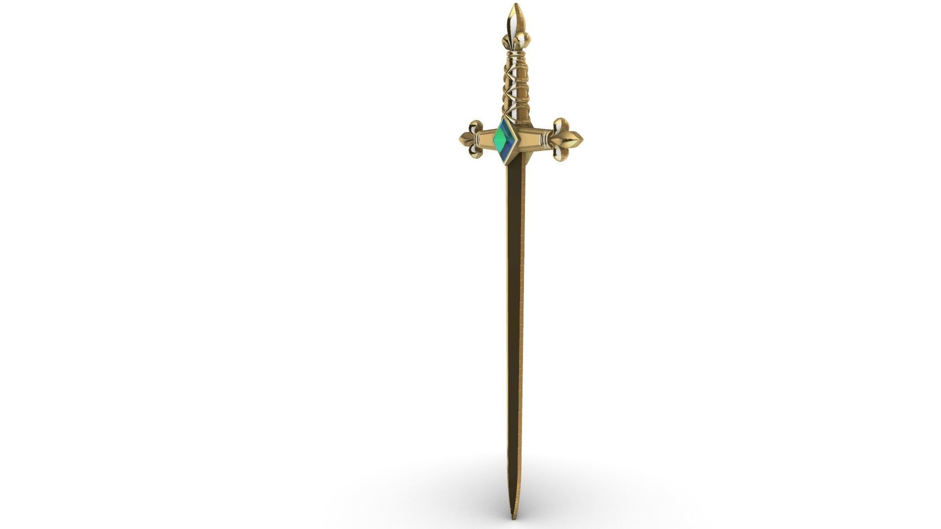 Heraldic Sword Letter Opener Arautos 3D print model_2