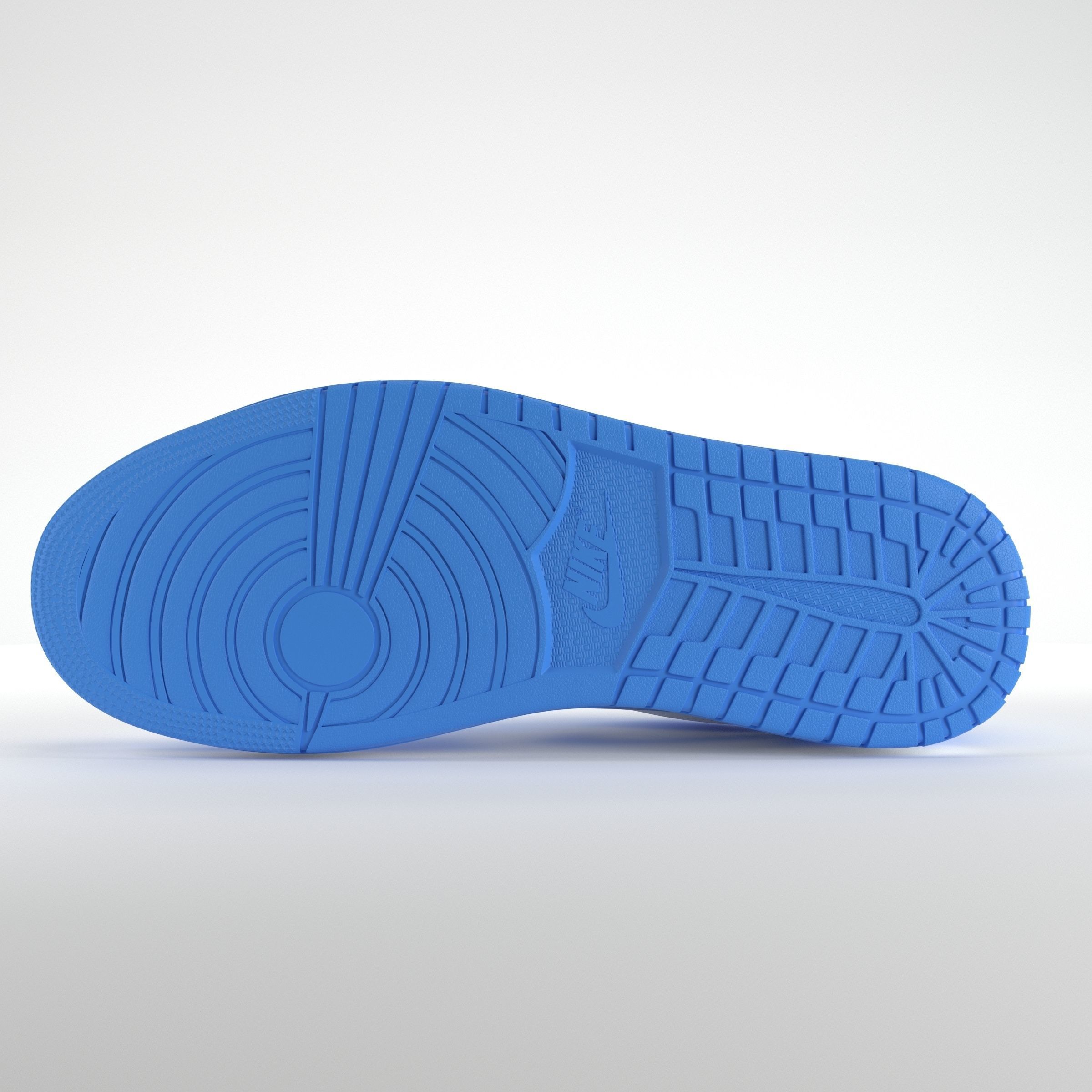 Jordan 1 Low UNC PBR Low-poly 3D model_6