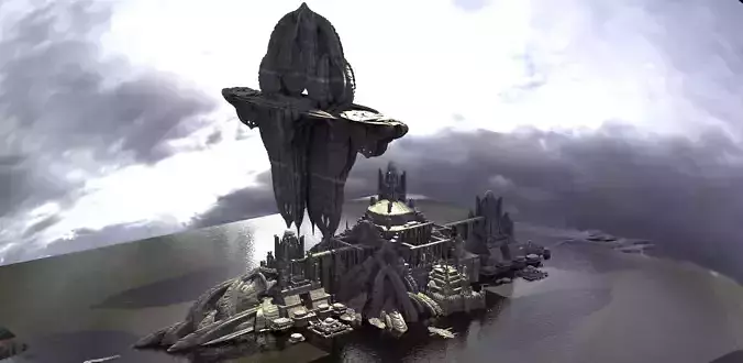 Floating Atlantis City Towers 