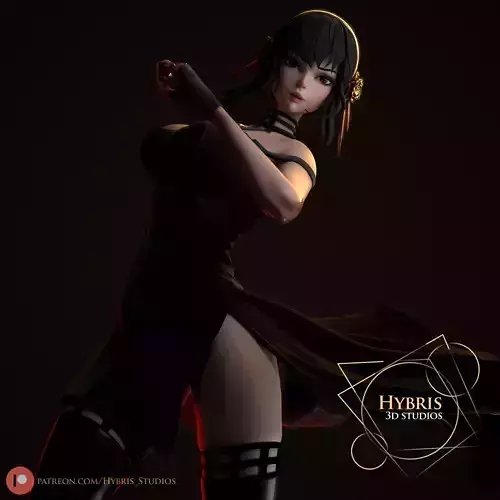 Yor Briar Full dress 3D print model