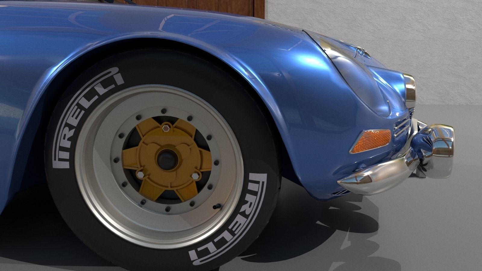Renault Alpine A 110 1963 3D model_8