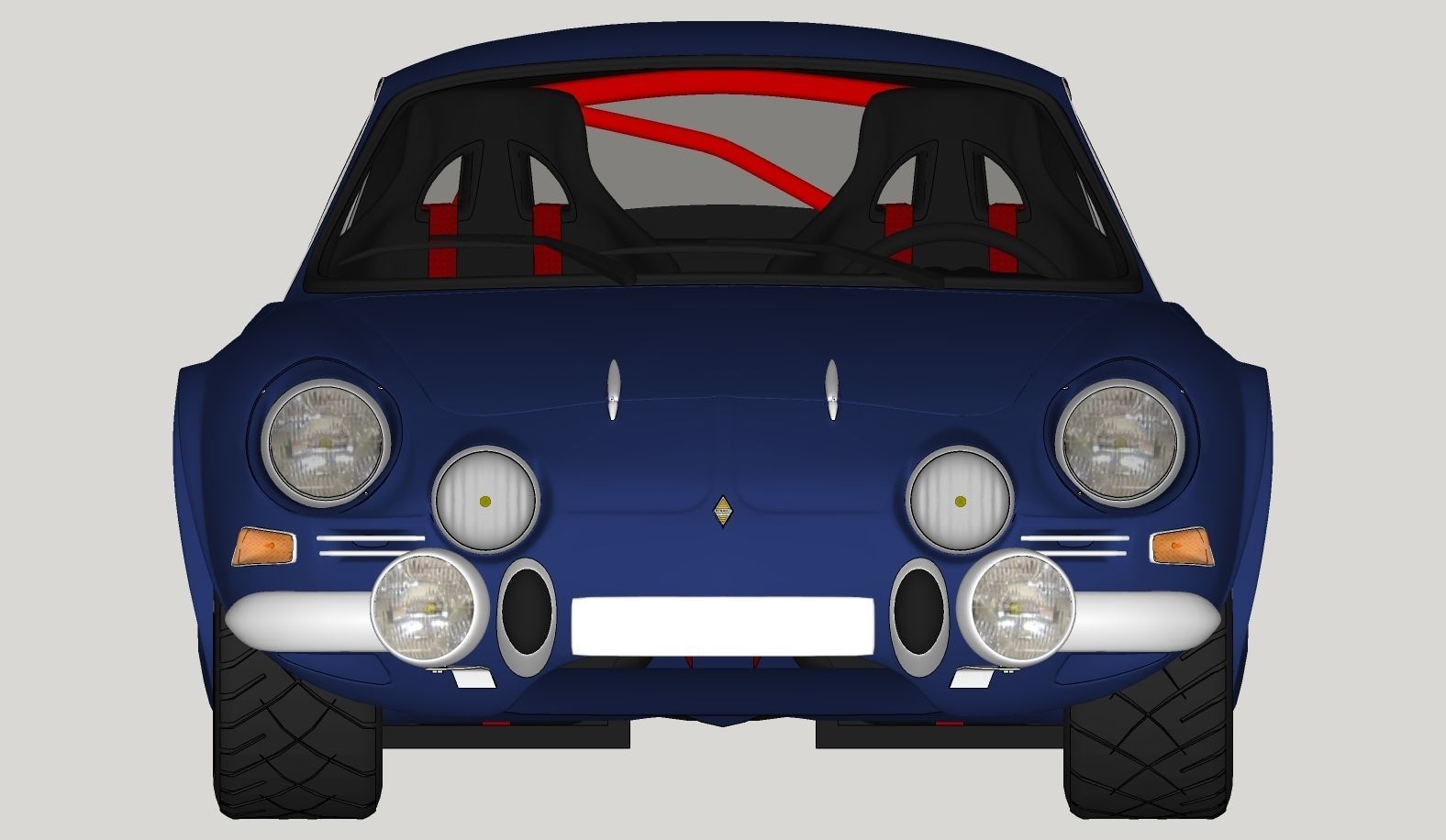 Renault Alpine A 110 1963 3D model_19
