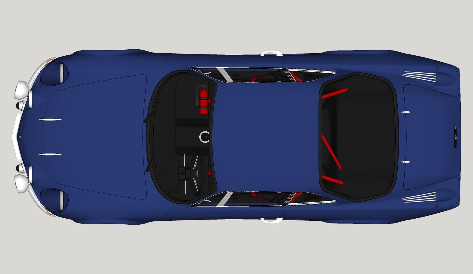 Renault Alpine A 110 1963 3D model_23