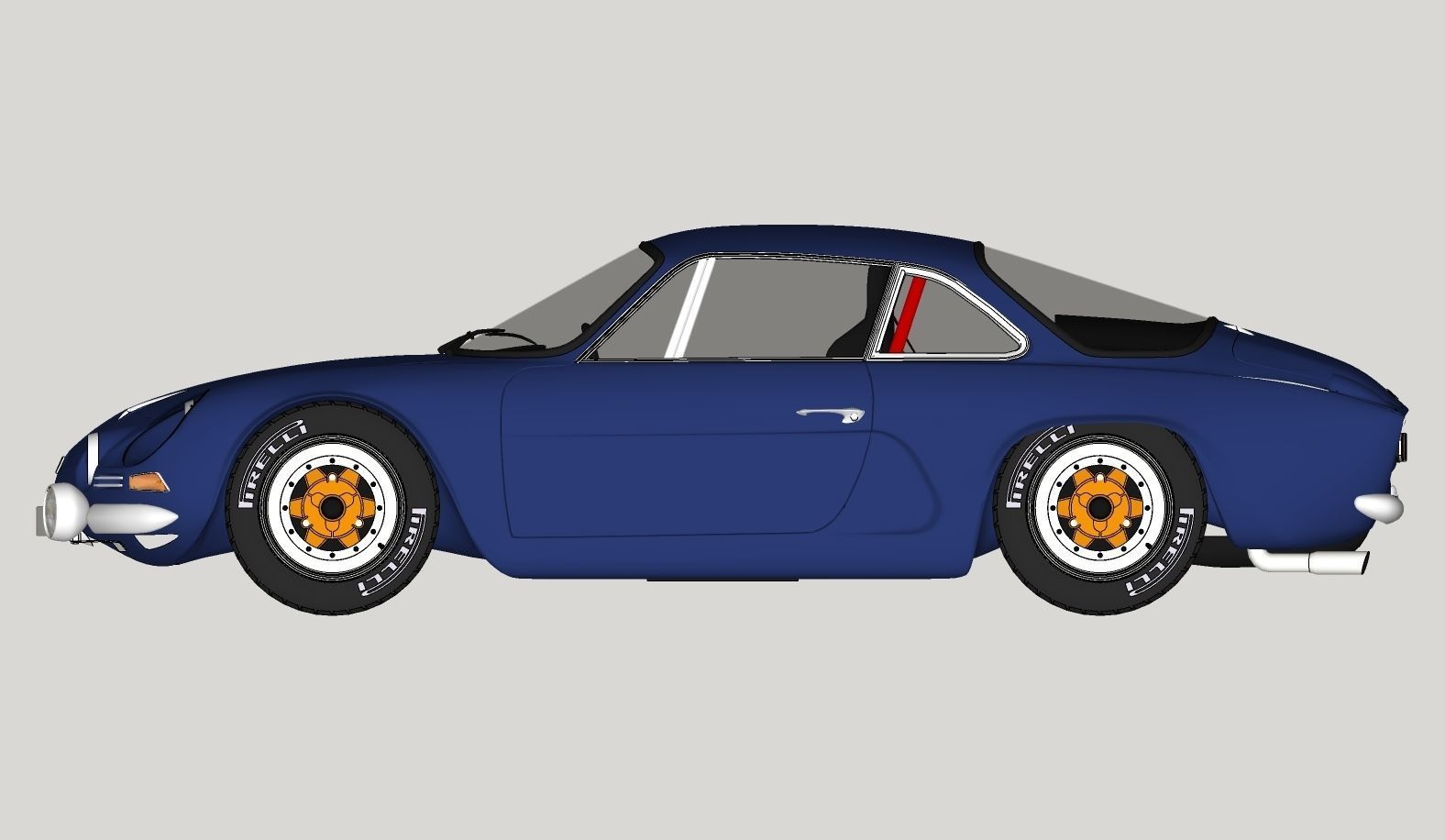 Renault Alpine A 110 1963 3D model_21