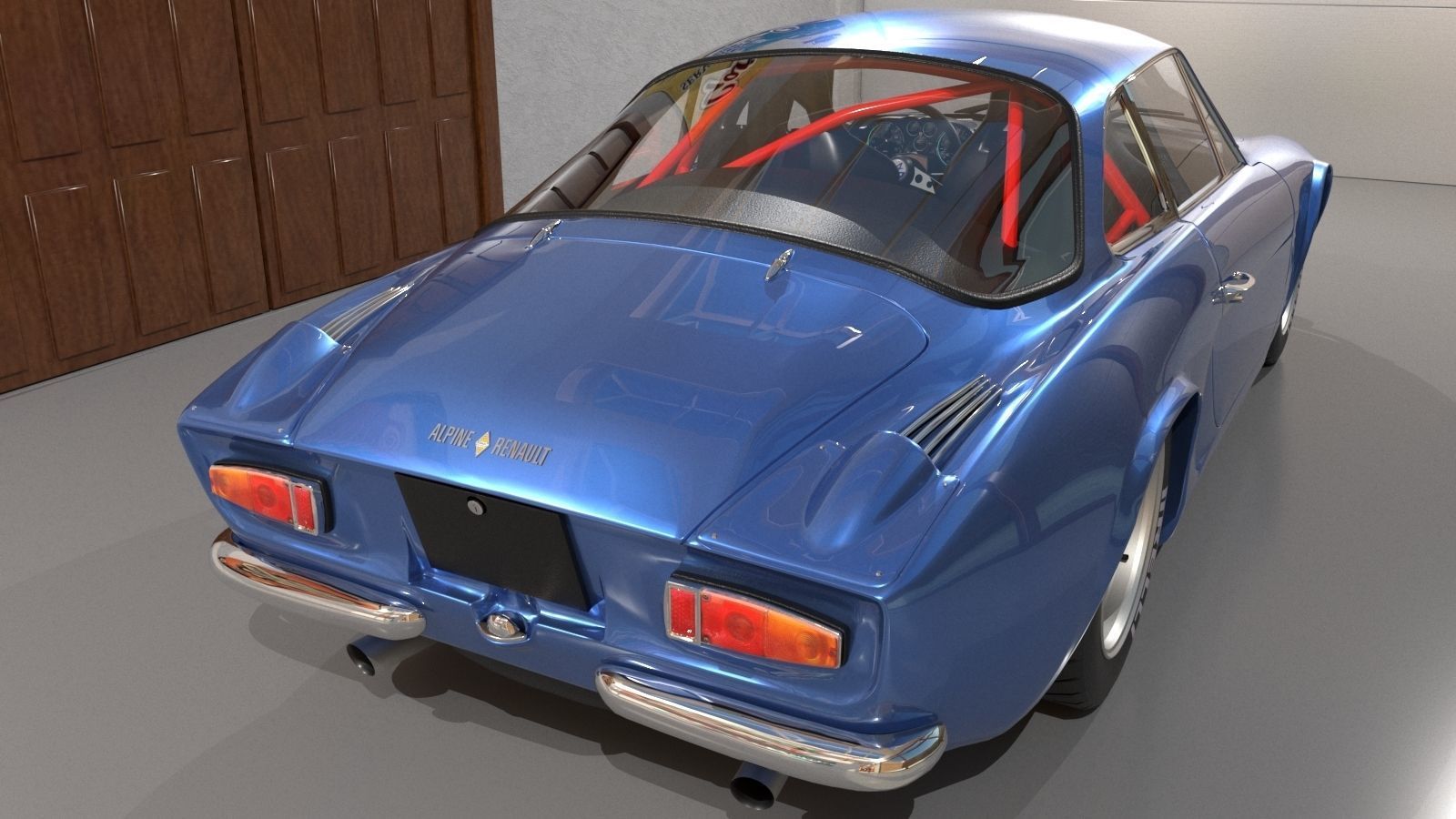 Renault Alpine A 110 1963 3D model_1