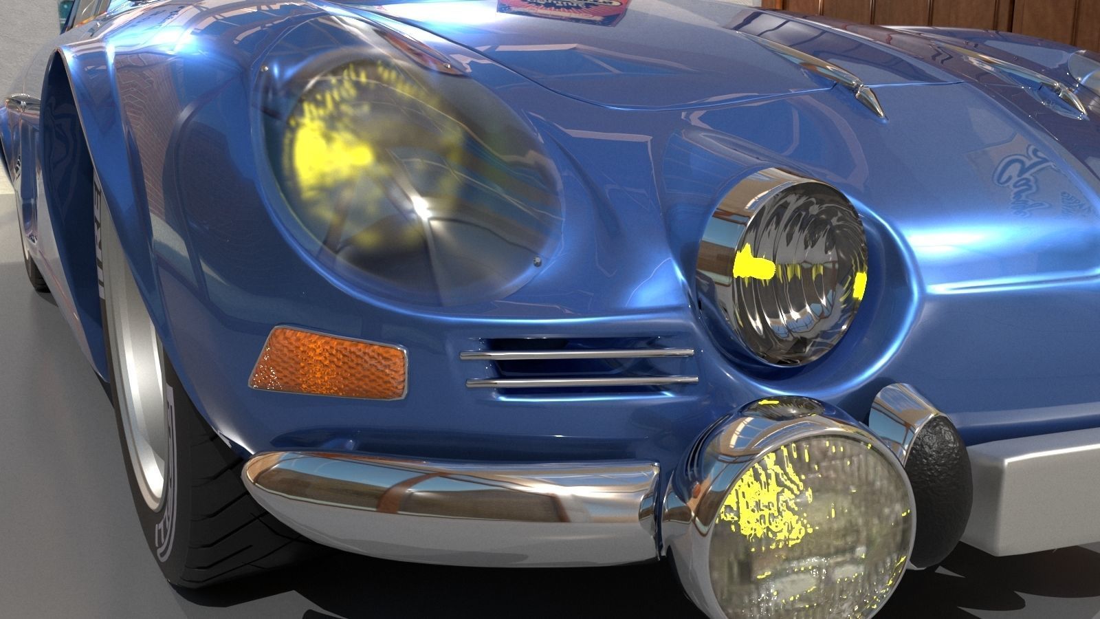 Renault Alpine A 110 1963 3D model_9