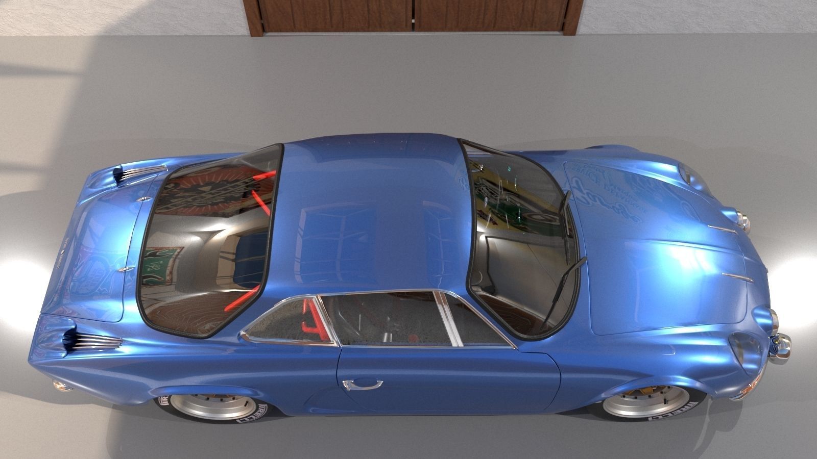 Renault Alpine A 110 1963 3D model_11