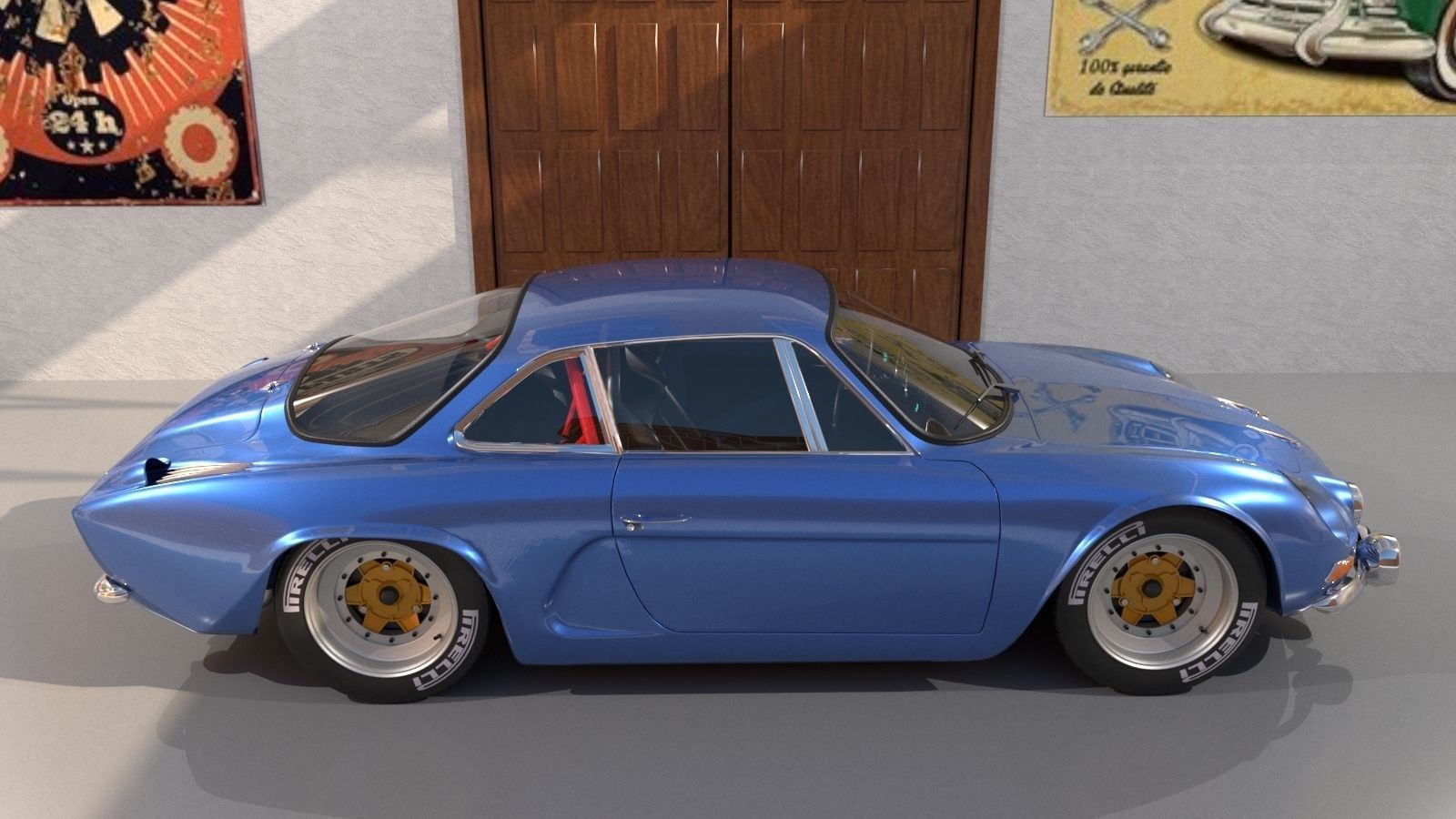 Renault Alpine A 110 1963 3D model_2