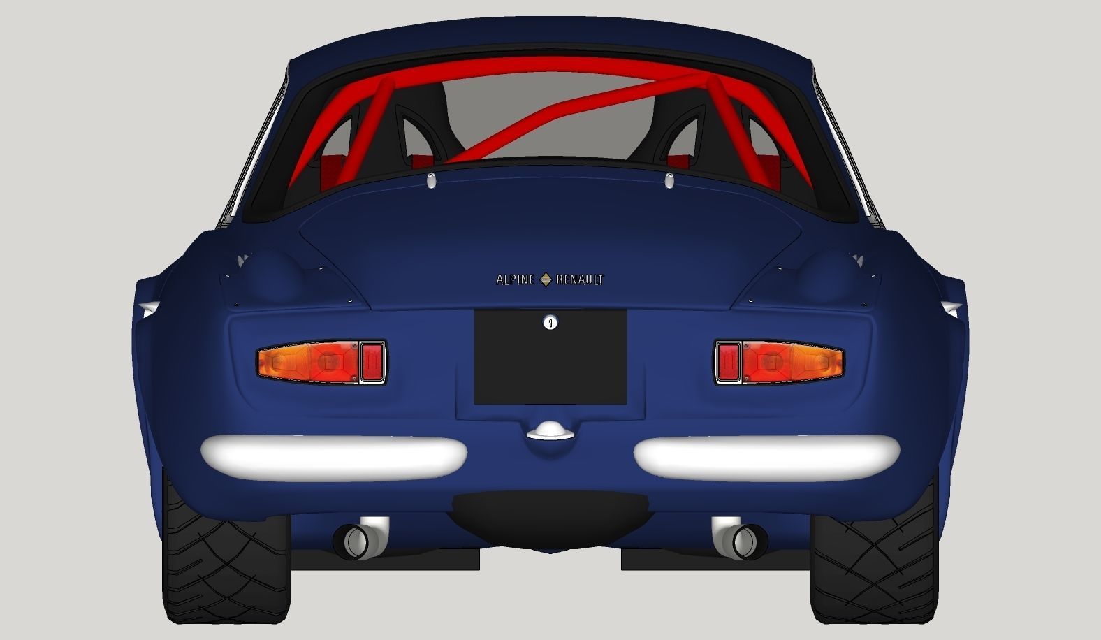 Renault Alpine A 110 1963 3D model_20