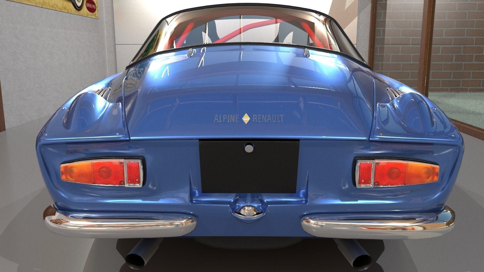 Renault Alpine A 110 1963 3D model_6