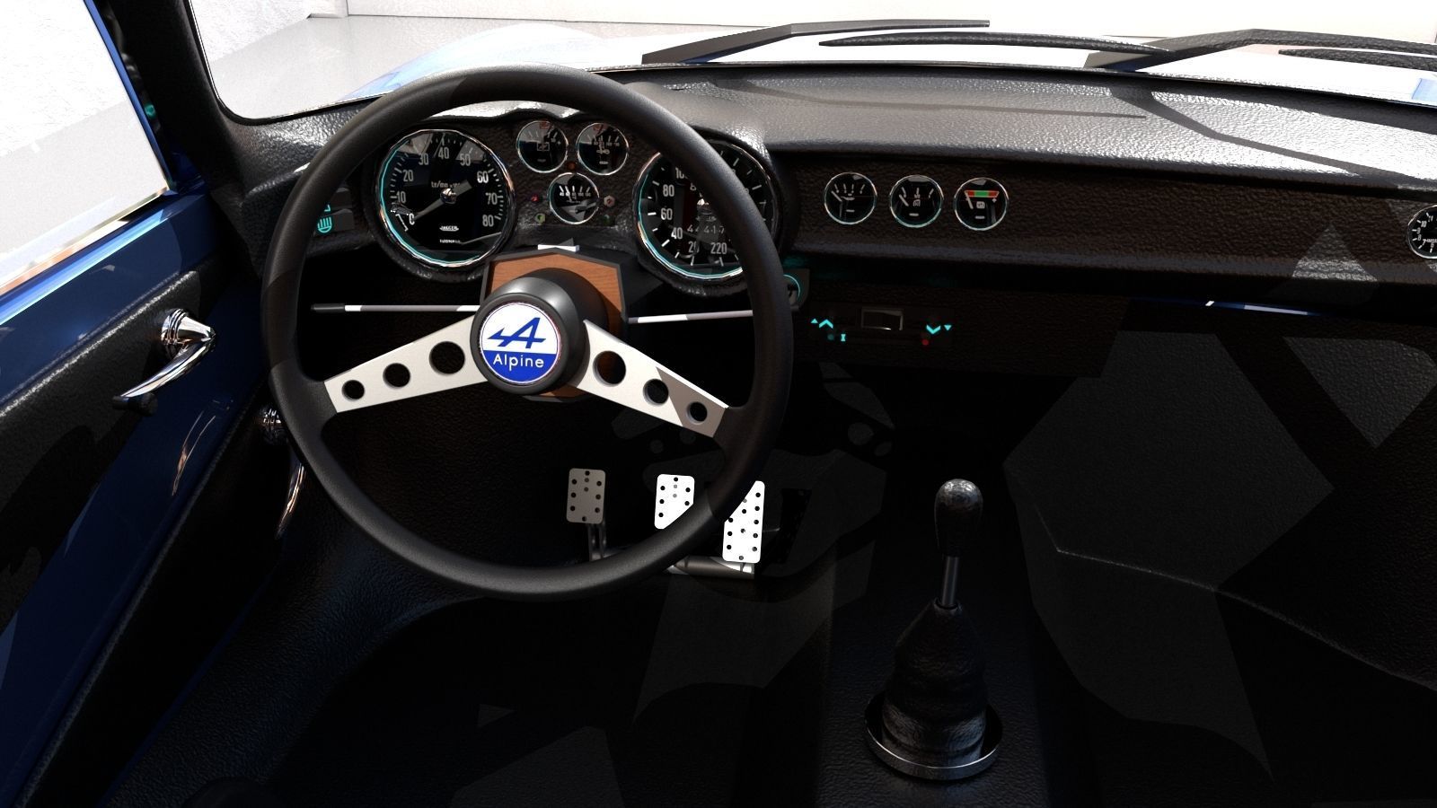 Renault Alpine A 110 1963 3D model_12