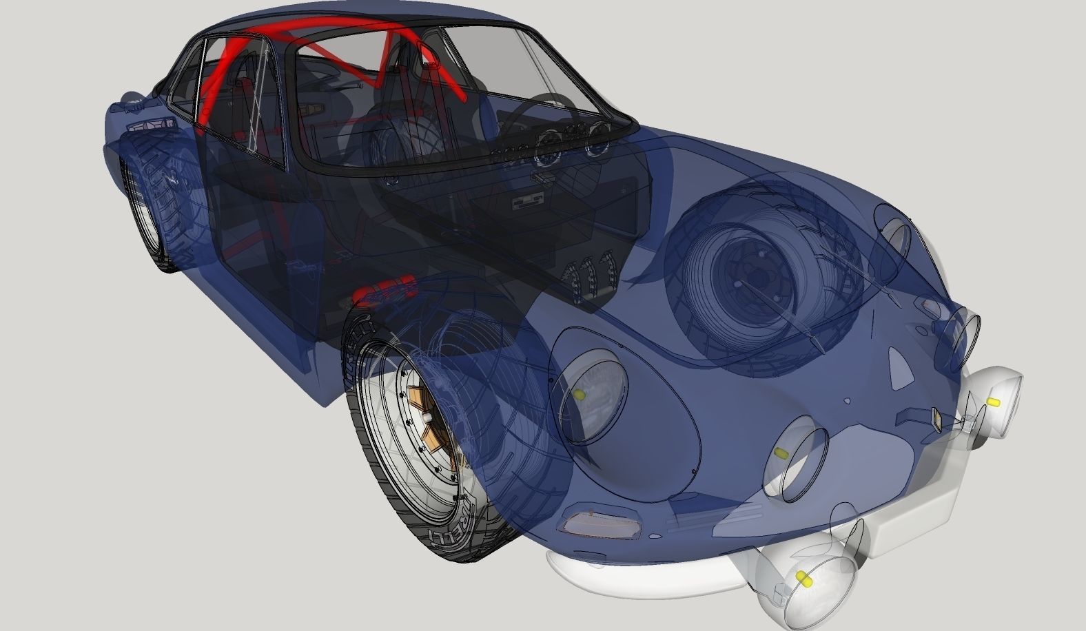 Renault Alpine A 110 1963 3D model_17