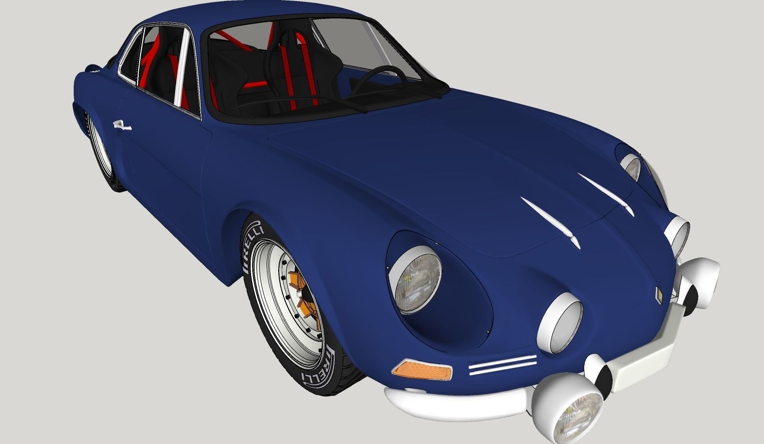 Renault Alpine A 110 1963 3D model_14