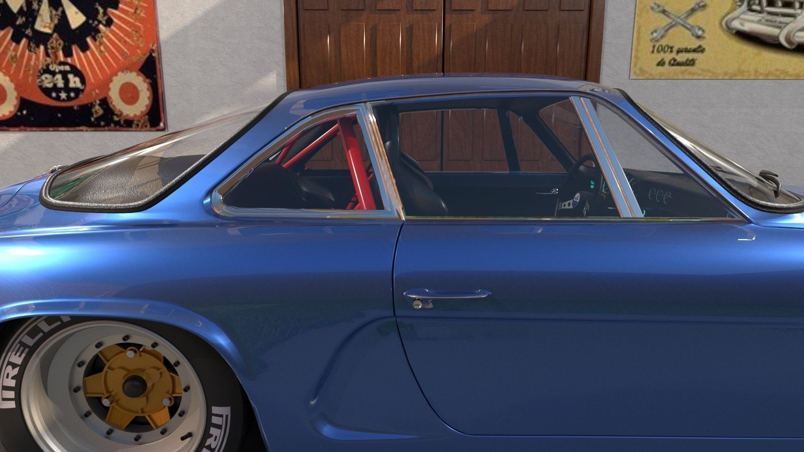 Renault Alpine A 110 1963 3D model_4
