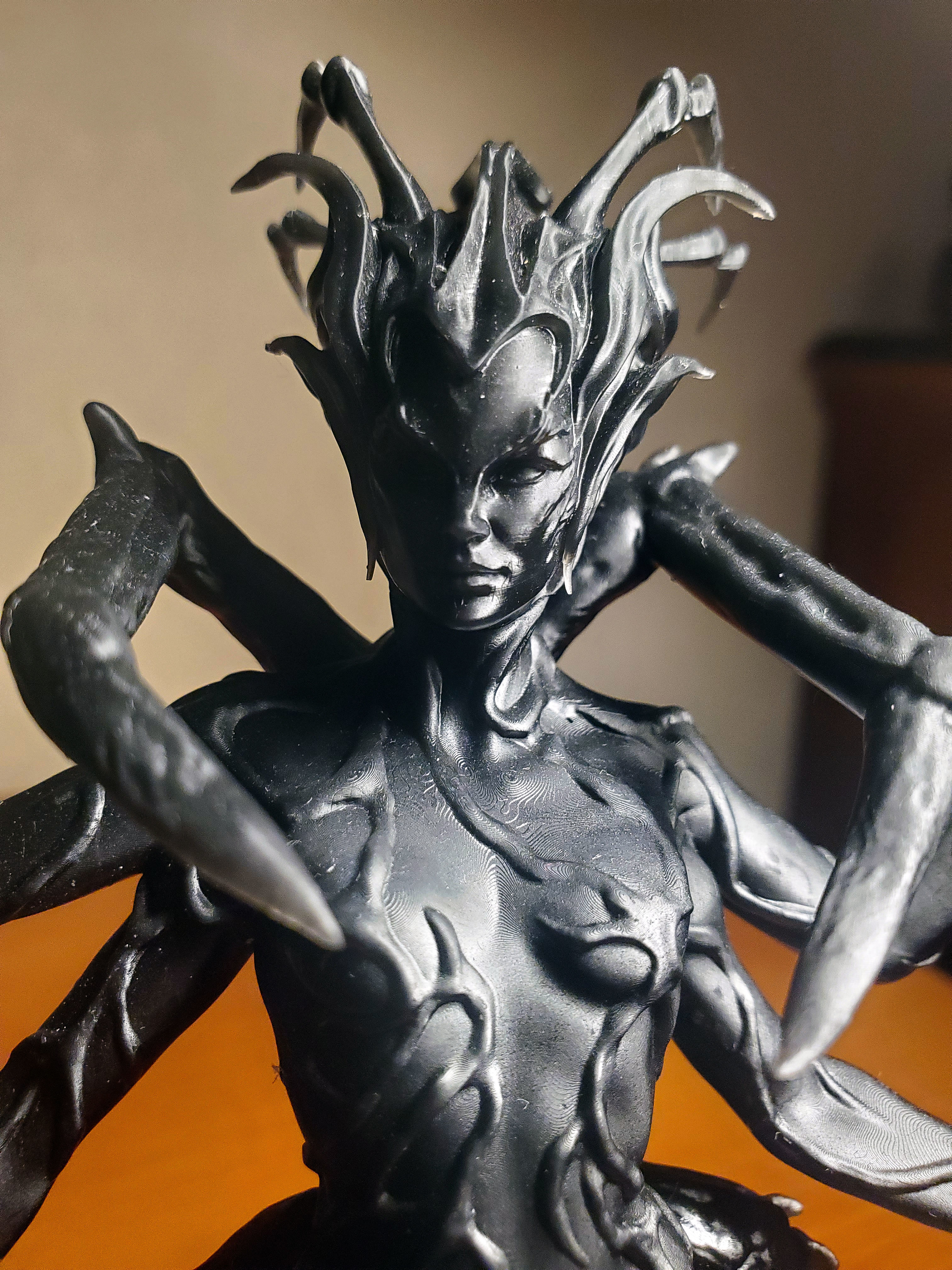 Mephala statue of deity on table 3D print model_4