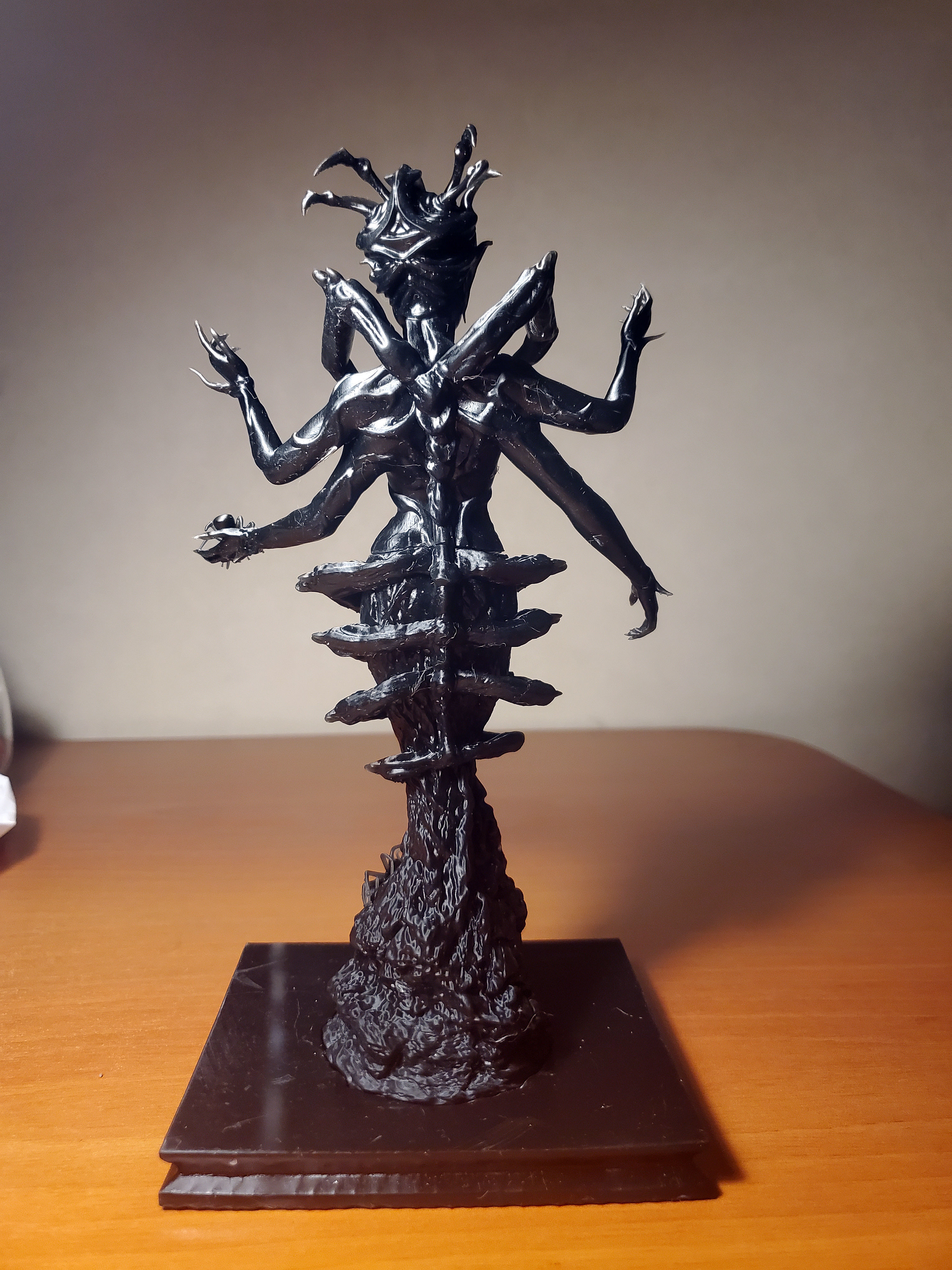 Mephala statue of deity on table 3D print model_9