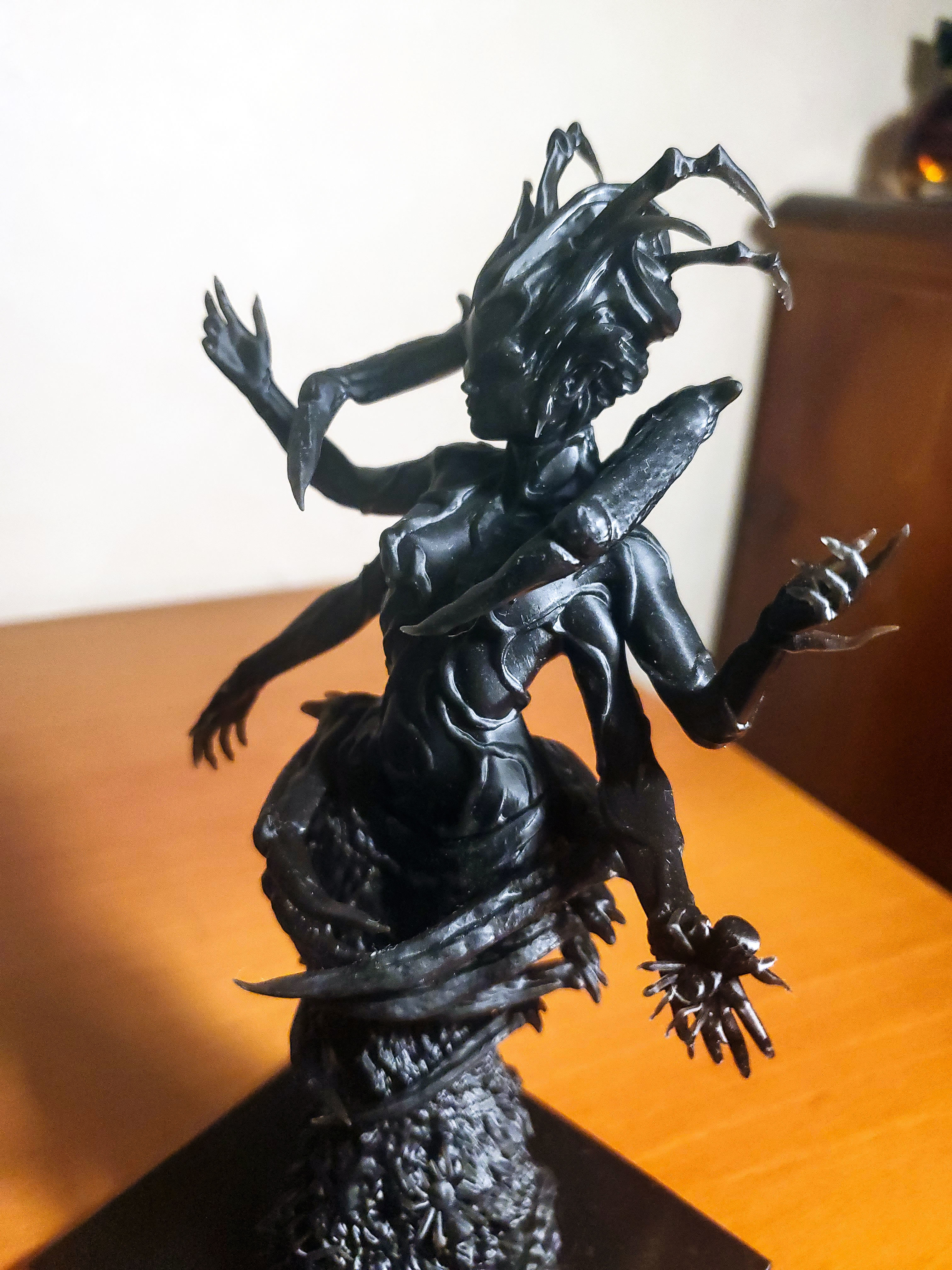 Mephala statue of deity on table 3D print model_5