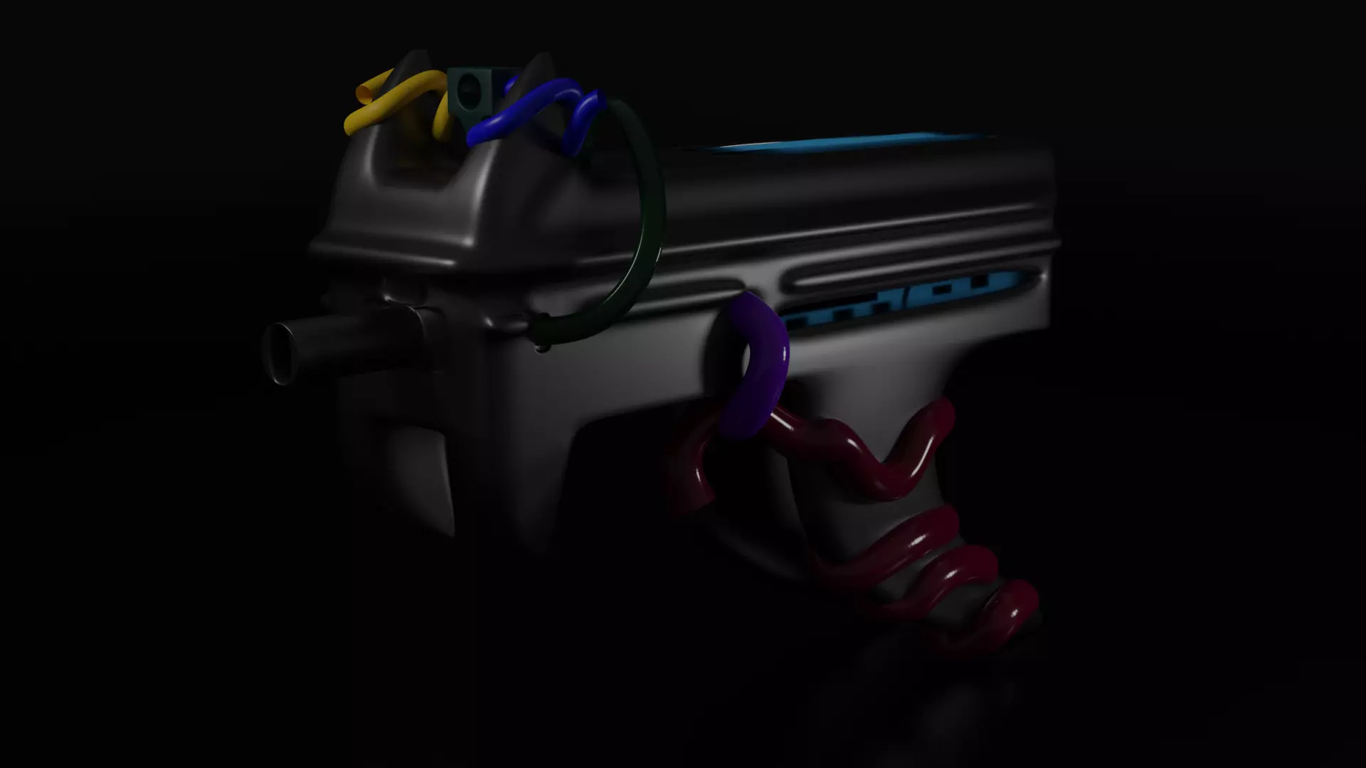 water gun Free 3D model