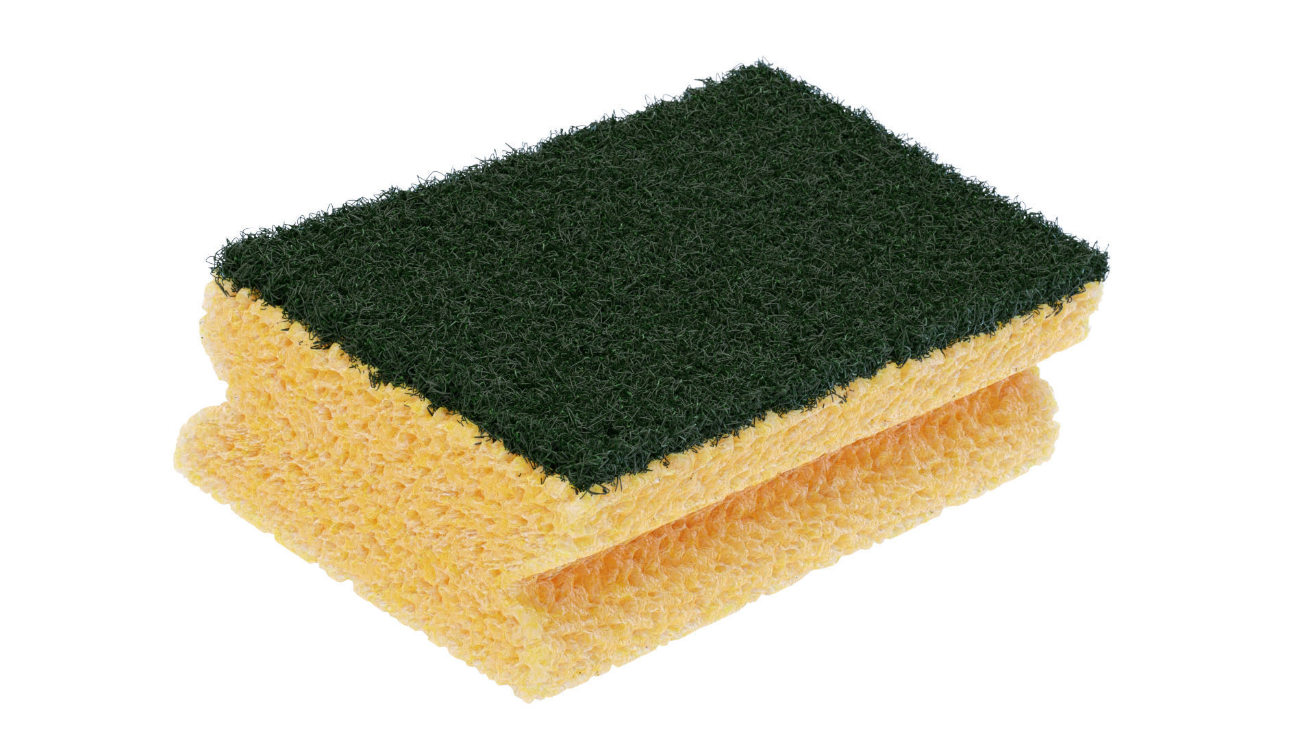 Dish Sponge 3D model_2