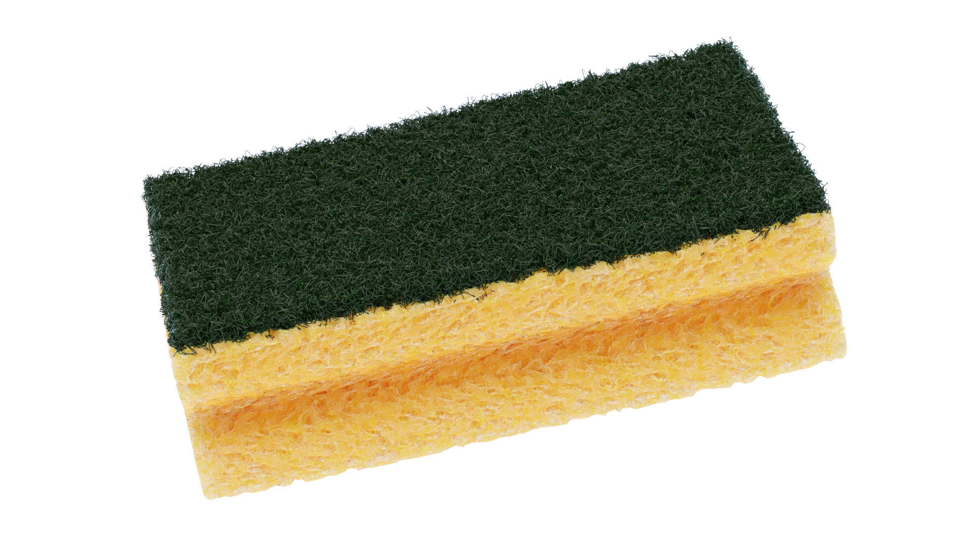 Dish Sponge 3D model_1