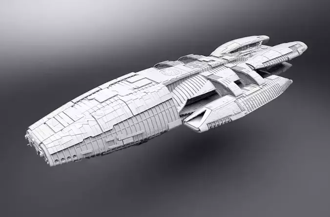 Battlestar Galactica modern Scale model 3D print model